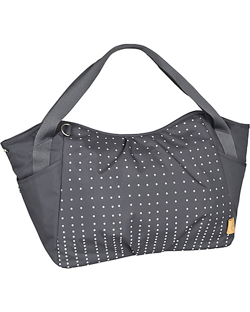 Lässig Borsa Cambio Gemellare, Pois+Ebano - Super-accessoriata, 100% riciclata Borse Cambio