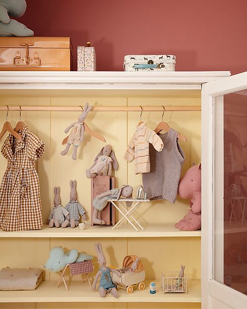 Maileg Coniglietta - Abito con Ricamo - Altezza 27 cm Pupazzi