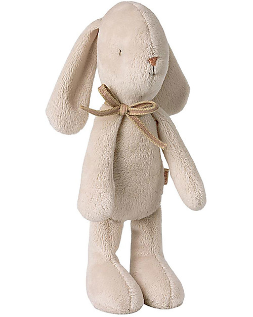 Maileg Coniglietto Peluche con Fiocco - Bianco - 21 cm Peluche