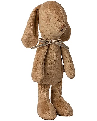Maileg Coniglietto Peluche con Fiocco - Marrone - 21 cm Pupazzi