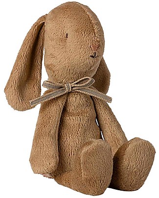 Maileg Coniglietto Peluche con Fiocco - Marrone - 21 cm Pupazzi