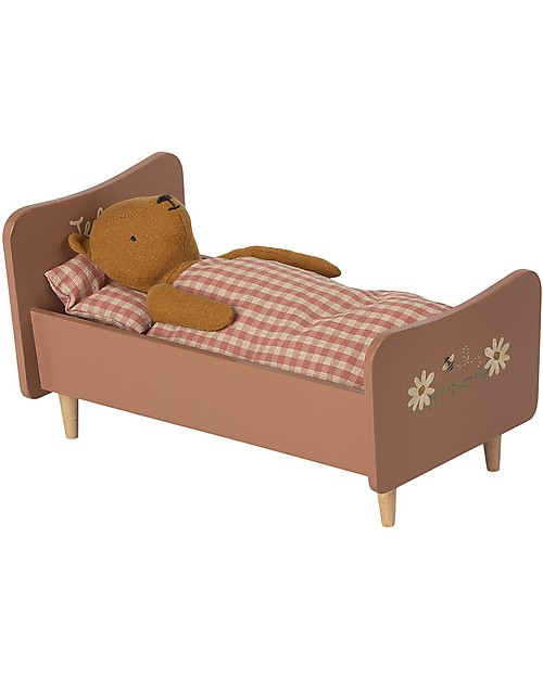 Maileg Lettino Vintage in Legno - 25 cm - per Mamma Orsa Teddy Pupazzi