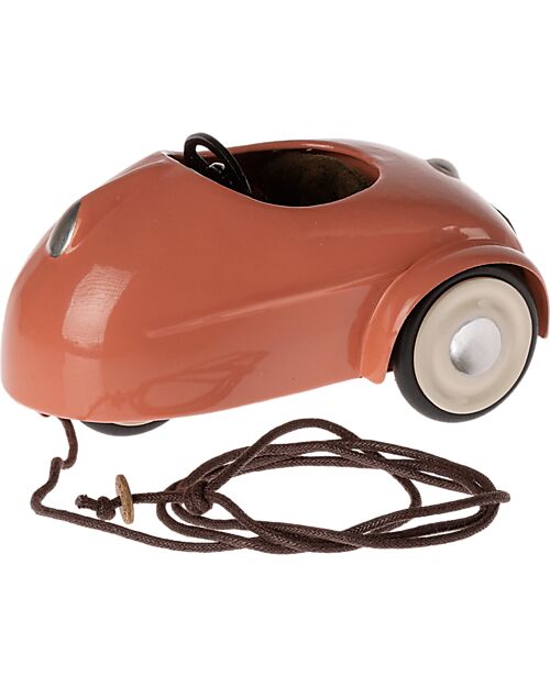 Maileg Macchina per Topi - Corallo - 7 cm - Cordicella Inclusa Pupazzi