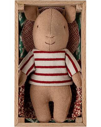 Maileg Maialino in Scatola - Bebè Femmina - Altezza 11 cm Pupazzi