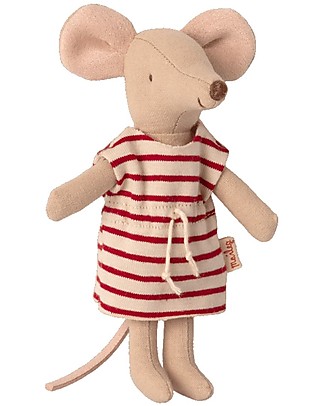 Maileg Mini Topina Sorella Maggiore in Scatola di Fiammiferi - 13 cm Peluche
