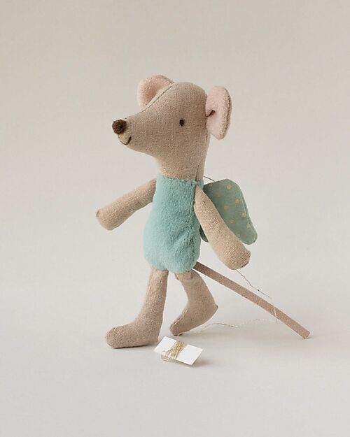 Maileg Topo Fatina - Menta - Altezza 11 cm Pupazzi