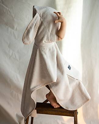 Makaszka Poncho con Cappuccio - Linen - 100% Bambù Oeko-tex Accappatoi e Asciugamani