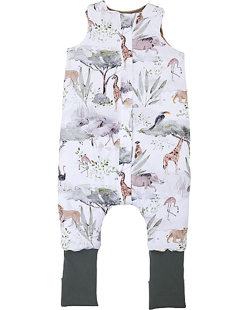 Makaszka Sacco Nanna con Gambe - Savana - TOG 0.5 - 100% Mussola Cotone Sacchi Nanna