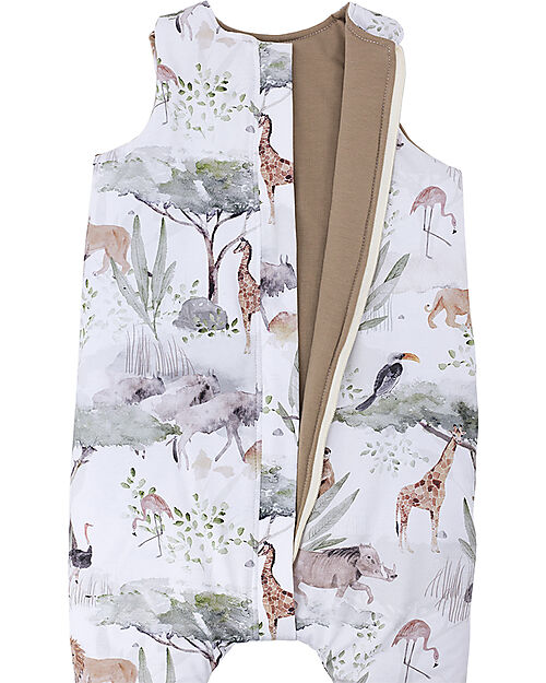 Makaszka Sacco Nanna con Gambe - Savana - TOG 0.5 - 100% Mussola Cotone Sacchi Nanna