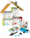 MakeDo Set di Costruzione Casa delle Bambole - Dollhouse (Strumenti riutilizzabili ad alto potenziale creativo!) Kit Fai Da Te