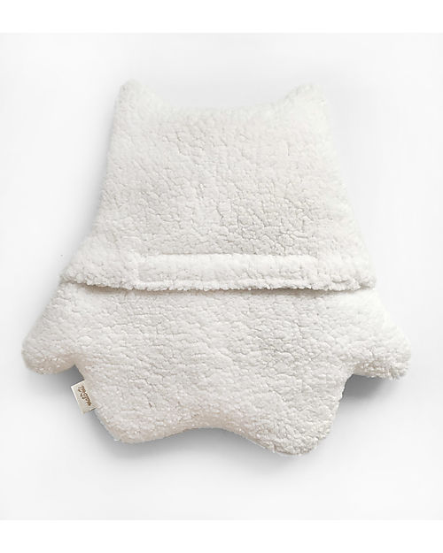 Malomi Kids Peluche Termico Gattino - Hug Me - Ecru - con Noccioli di Ciliegia Doudou