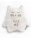 Malomi Kids Peluche Termico Gattino - Hug Me - Ecru - con Noccioli di Ciliegia Doudou