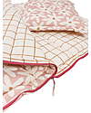 Malomi Kids Sacco a Pelo con Cuscino - Blush Daises - 100% Cotone Oeko-Tex - dai 2 ai 10 Anni Sacchi Nanna