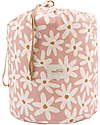 Malomi Kids Sacco a Pelo con Cuscino - Blush Daises - 100% Cotone Oeko-Tex - dai 2 ai 10 Anni Sacchi Nanna