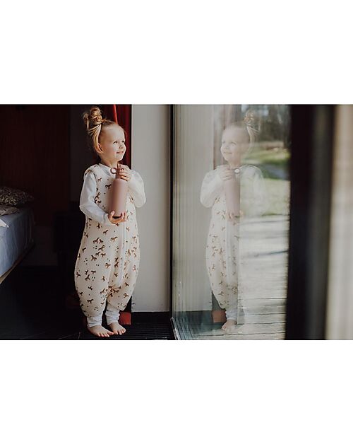 Malomi Kids Sacco Nanna 1-3 anni - Cavalli - TOG 1 - 100% Bamboo Sacchi Nanna