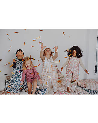 Malomi Kids Sacco Nanna con Piedini 4-6 Anni - Blush Daises - TOG 2.5 - 100% Cotone Oeko-Tex - 110x56cm Sacchi Nanna