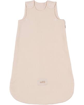Malomi Kids Sacco Nanna Estivo 0-1 anni - Naturale - TOG 0.5 - 100% Mussola di Cotone Sacchi Nanna
