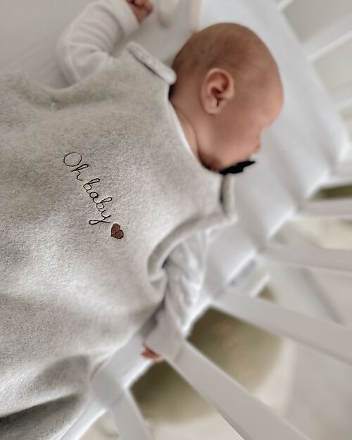 Malomi Kids Sacco Nanna in Pile Biologico 1-3 anni - Grigio - TOG 2.5 Sacchi Nanna