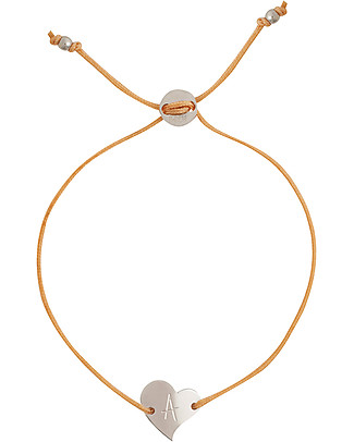 Mamijux Bracciale ABC con Iniziale del Nome del Bebè - Favoloso regalo per future mamme! Bracciali
