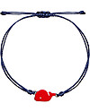 Mamijux Bracciale Bambini - Balena Rossa Smaltata Bracciali