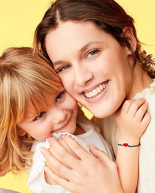 Mamijux Bracciale Bambini - Balena Rossa Smaltata Bracciali