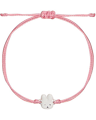 Mamijux Bracciale Bambini - Coniglio Bianco Smaltato Bracciali