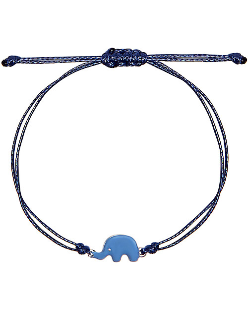 Mamijux Bracciale Bambini - Elefante Blu Smaltato Bracciali