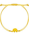 Mamijux Bracciale Bambini - Elefante Giallo Smaltato Bracciali