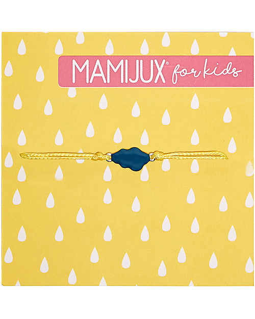 Mamijux Bracciale Bambini - Nuvola Blu Smaltata Bracciali