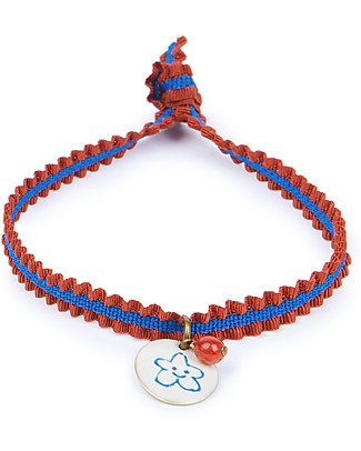 Mamijux Bracciale Dipinto a Mano - Stellina - Cordino Frisé Elasticizzato Bracciali