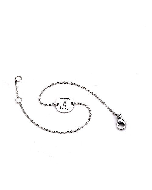 Mamijux Bracciale in Acciaio M'AMI TAG, "Mom to Be" - per Future Mamme! Bracciali