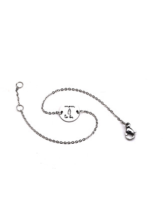Mamijux Bracciale in Acciaio M'AMI TAG, "Mom to Be" - per Future Mamme! Bracciali
