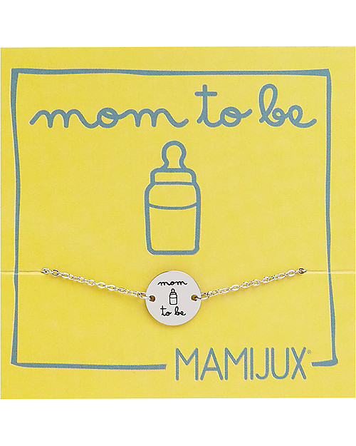 Mamijux Bracciale in Acciaio M'AMI TAG, "Mom to Be" - per Future Mamme! Bracciali