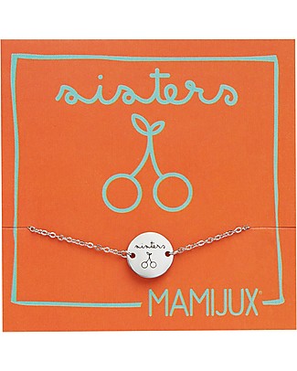 Mamijux Bracciale in Acciaio M'AMI TAG, "Sisters" - per le Migliori Sorelle! Bracciali