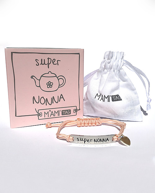 Mamijux Bracciale M’AMI Tag, Super Nonna - Il regalo più dolce per le nonne! Bracciali