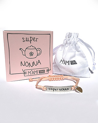 Mamijux Bracciale M’AMI Tag, Super Nonna - Il regalo più dolce per le nonne! Bracciali