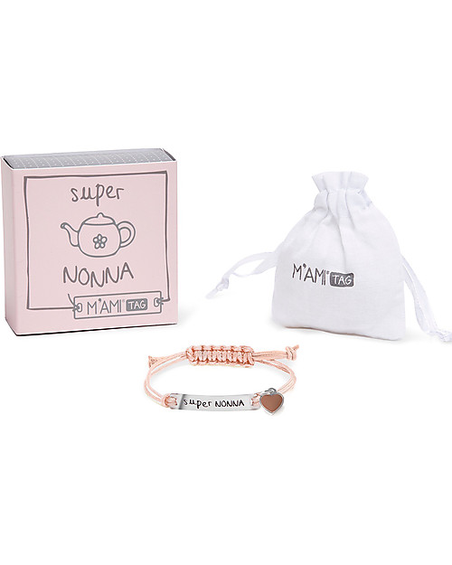 Mamijux Bracciale M’AMI Tag, Super Nonna - Il regalo più dolce per le nonne! Bracciali
