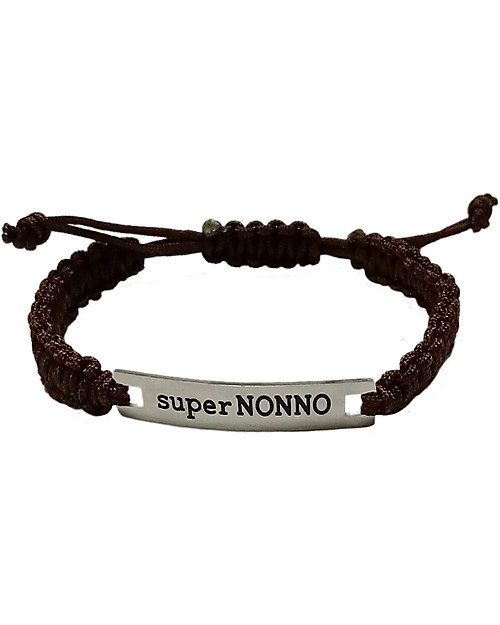 Mamijux Bracciale M’AMI Tag, Super Nonno - Il regalo più dolce per i nonni! Bracciali