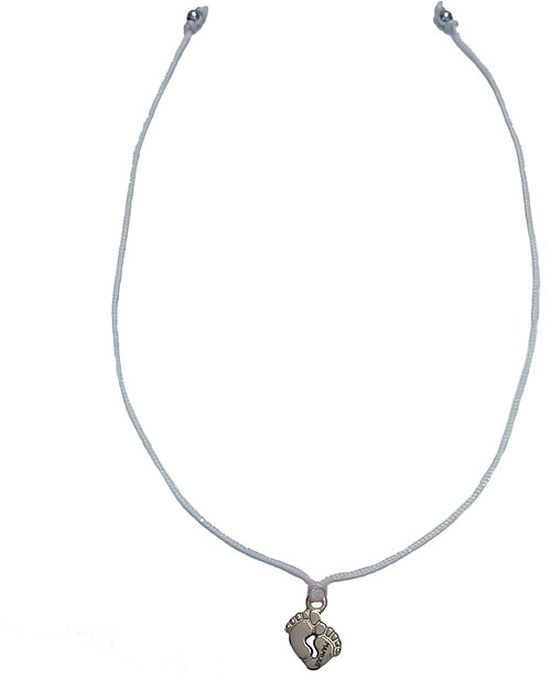 Mamijux Bracciale Piedini Celeste, Esprimi un Desiderio - Per Future Mamme e Neo Mamme Bracciali