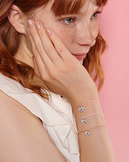Mamijux Bracciale Piedini Natural, Esprimi un Desiderio - Per Future Mamme Bracciali
