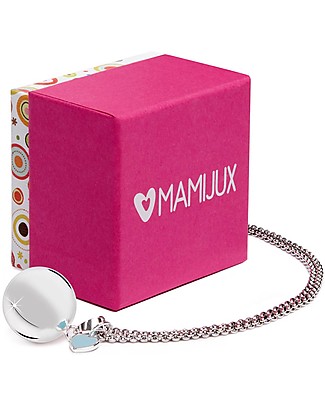 Mamijux Chiama Angeli Bola Messicana Cuore Smaltato Celeste - Nichel Free Chiama Angeli