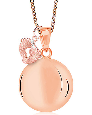 Mamijux Chiama Angeli Bola Messicana - Piedini Oro Rosa - Nichel Free Chiama Angeli