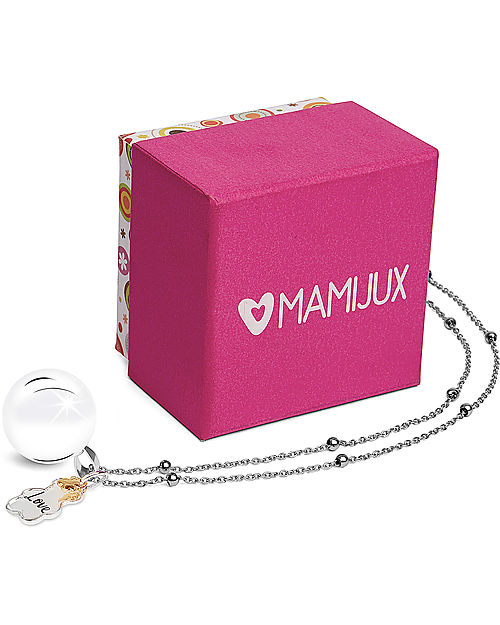 Mamijux Collana Chiama Angeli con Ciondolo Orsetto Chiama Angeli