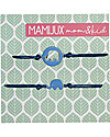 Mamijux Set da 2 Bracciali Bambini e Mamme - Elefante Blu Smaltato Bracciali