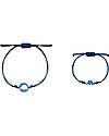 Mamijux Set da 2 Bracciali Bambini e Mamme - Elefante Blu Smaltato Bracciali