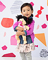 Manhattan toy Bambola Baby Stella Mora con Abiti e Ciuccio Magnetico - 38 cm Bambole