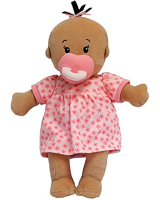 Manhattan toy Bambola Wee Baby Stella Beige con Ciuccio Magnetico ed Abito - 30 cm Small Bambole