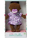 Manhattan toy Bambola Wee Baby Stella Marrone con Ciuccio Magnetico ed Abito - 30 cm Small Bambole