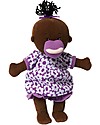 Manhattan toy Bambola Wee Baby Stella Marrone con Ciuccio Magnetico ed Abito - 30 cm Small Bambole
