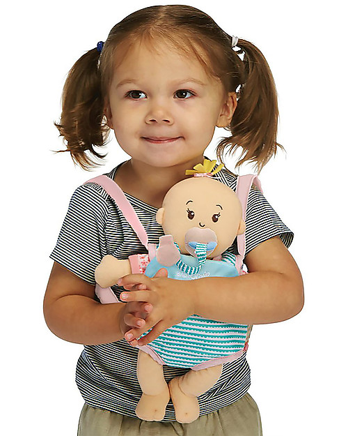 Manhattan toy Bambola Wee Baby Stella Pesca con Ciuccio Magnetico ed Abito - 30 cm Small Bambole